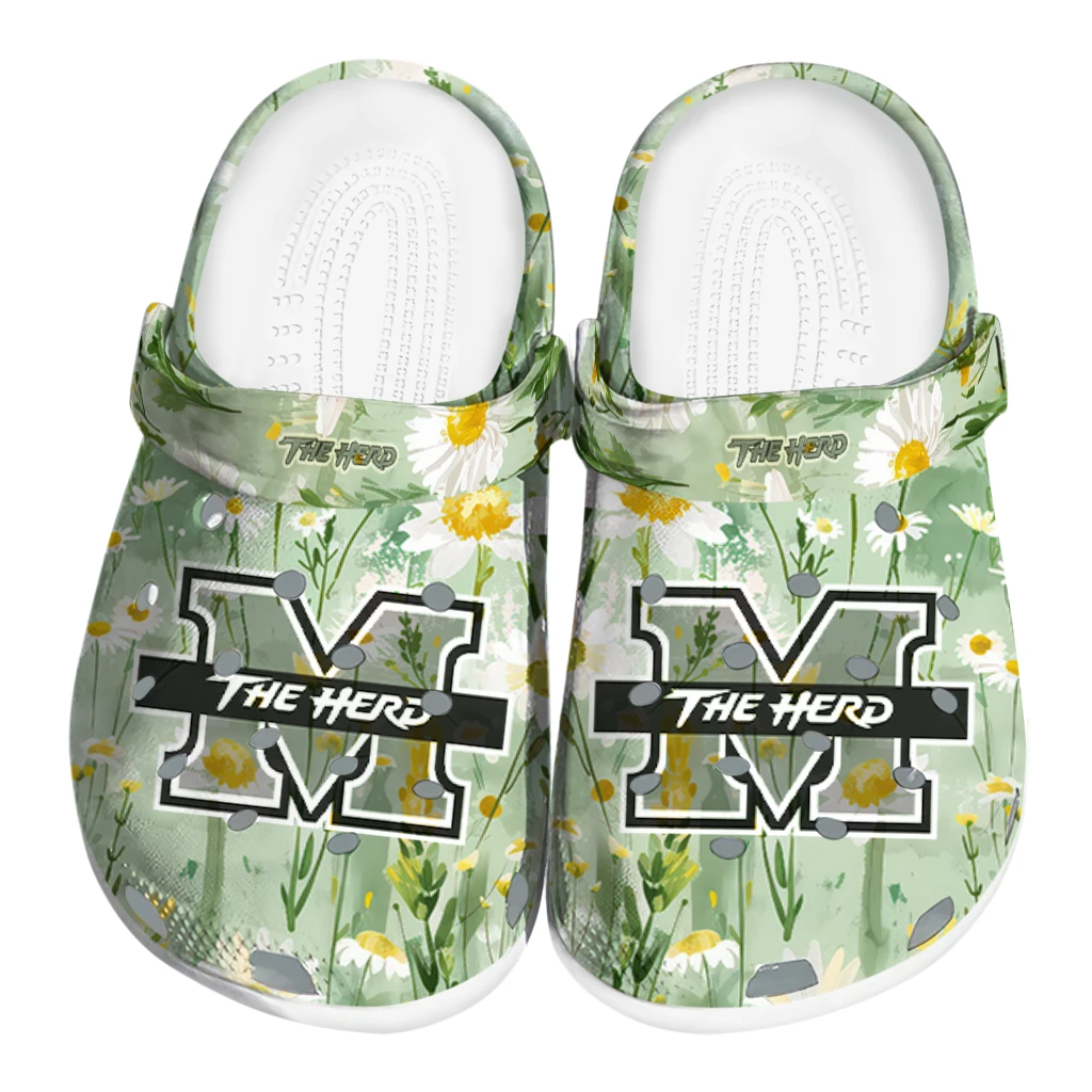 marshall thundering herd daisy cluster clogs best selling marshall thundering herd daisy cluster clogs best selling