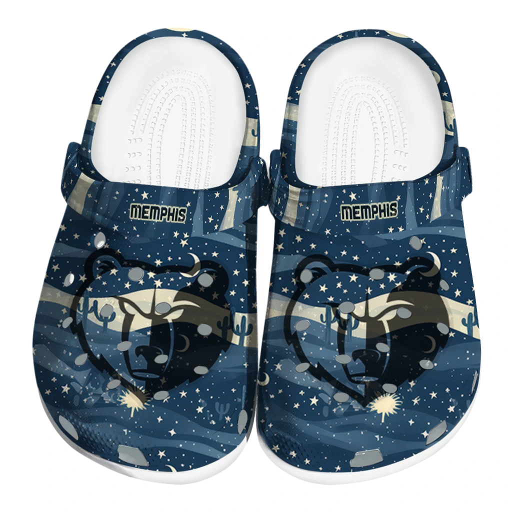 memphis grizzlies night cactus clogs best selling memphis grizzlies night cactus clogs best selling