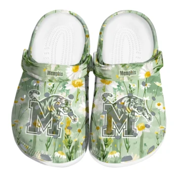 memphis tigers daisy cluster clogs best selling