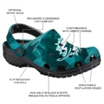 miami dolphins canyon layers clogs best selling