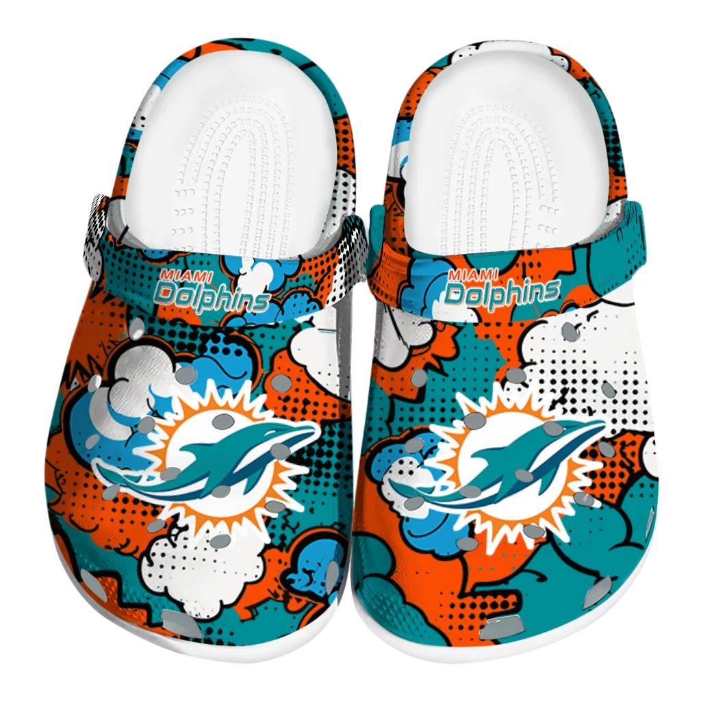 miami dolphins cloud splash clogs best selling miami dolphins cloud splash clogs best selling
