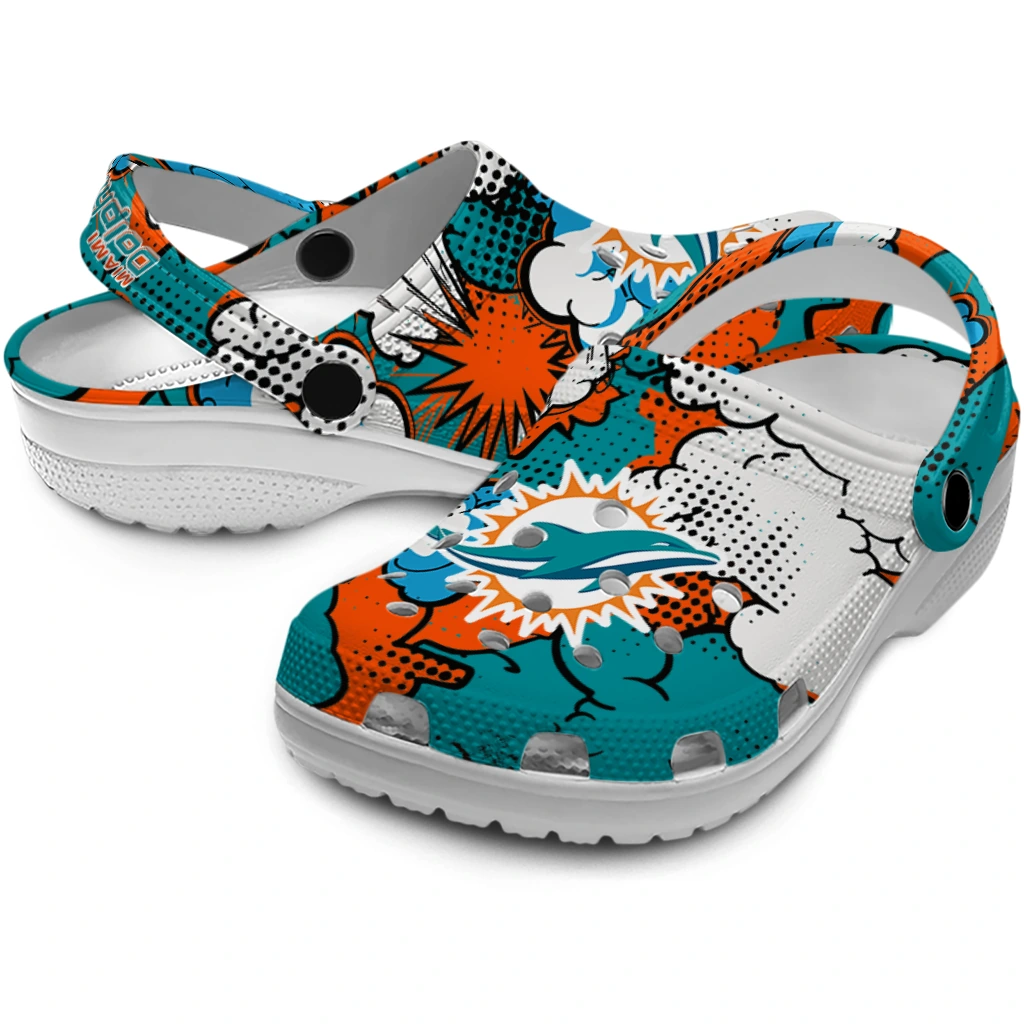 miami dolphins cloud splash clogs high quality miami dolphins cloud splash clogs high quality