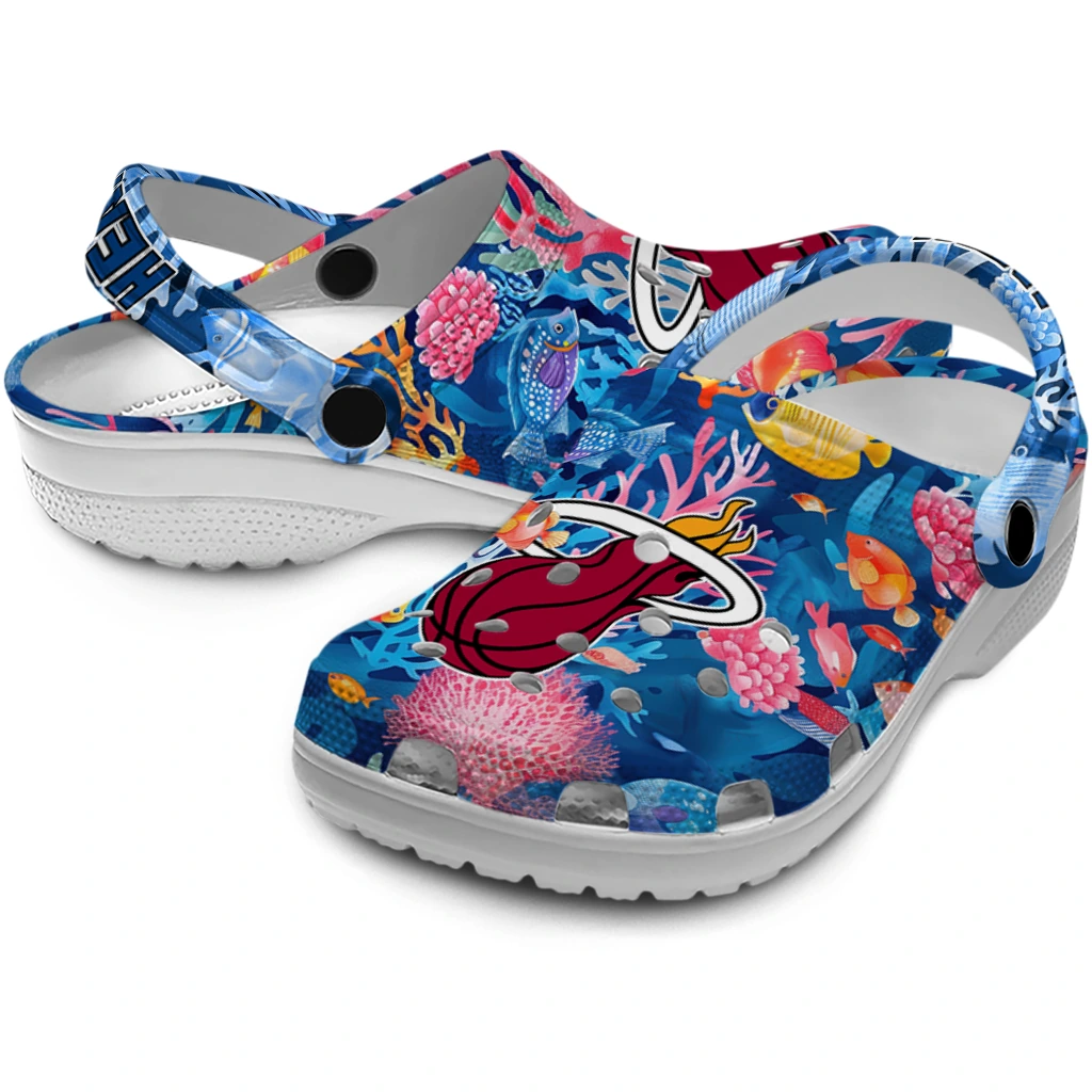 miami heat ocean wonders clogs high quality miami heat ocean wonders clogs high quality