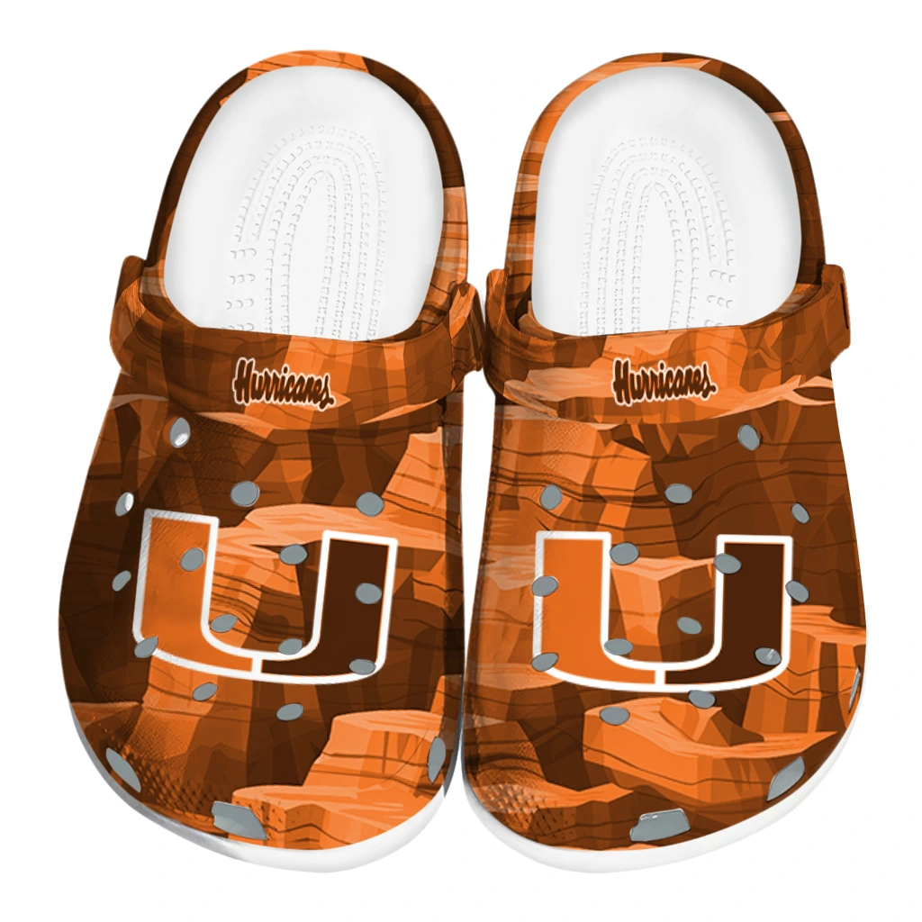 miami hurricanes canyon layers clogs best selling miami hurricanes canyon layers clogs best selling