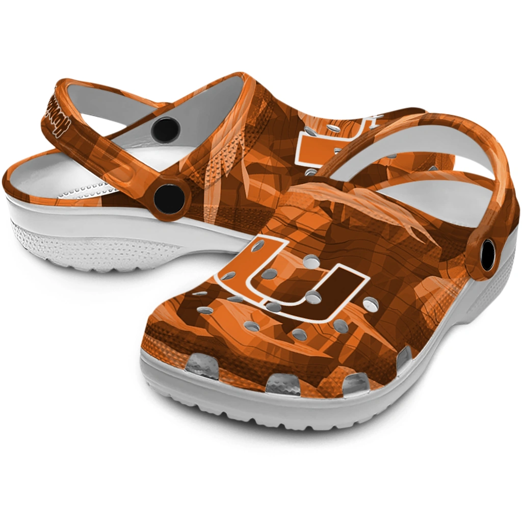 miami hurricanes canyon layers clogs high quality miami hurricanes canyon layers clogs high quality