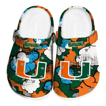 miami hurricanes cloud splash clogs best selling
