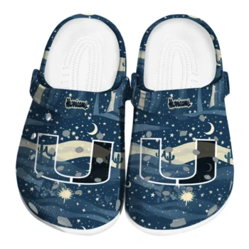 miami hurricanes night cactus clogs best selling