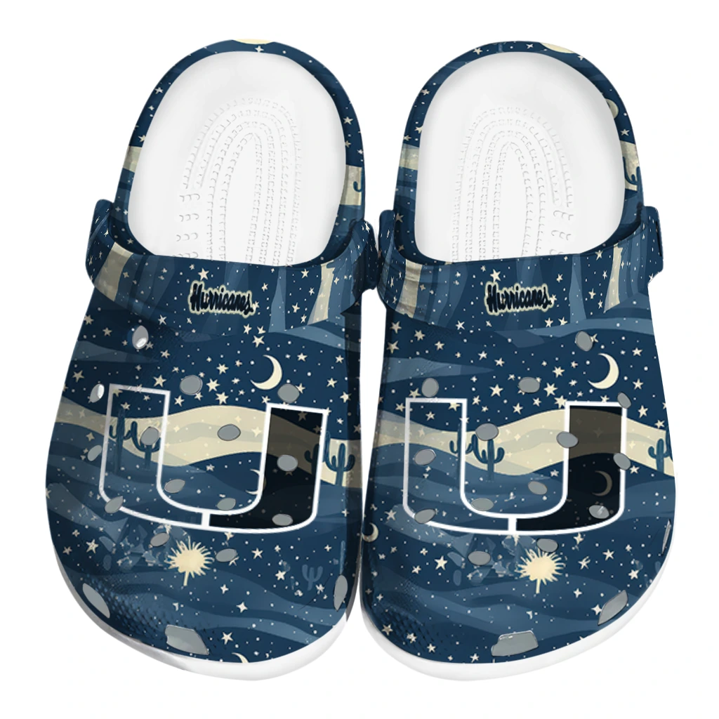 miami hurricanes night cactus clogs best selling miami hurricanes night cactus clogs best selling