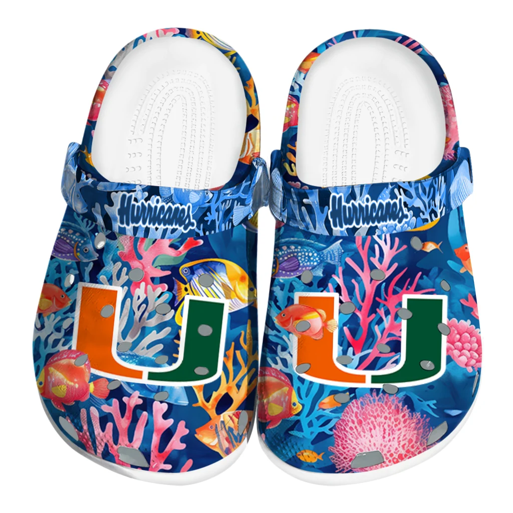 miami hurricanes ocean wonders clogs best selling miami hurricanes ocean wonders clogs best selling