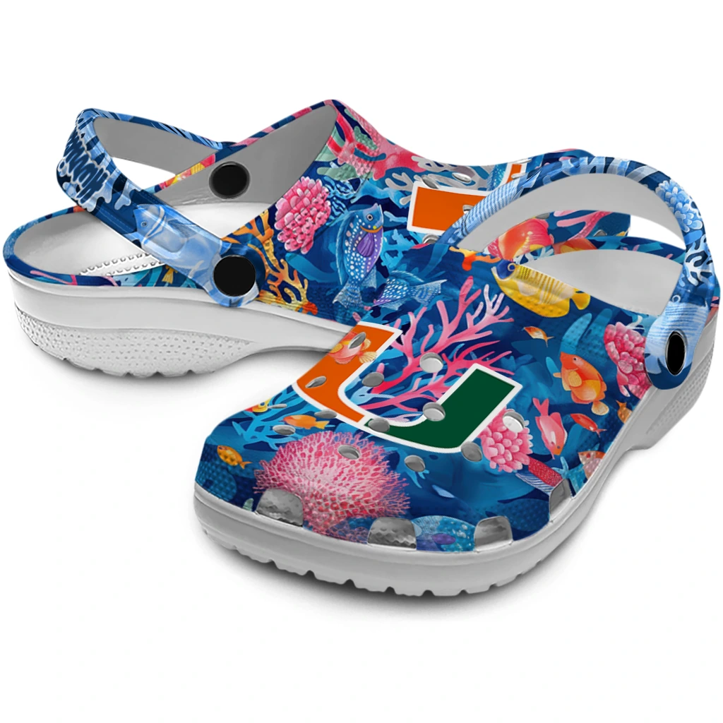 miami hurricanes ocean wonders clogs high quality miami hurricanes ocean wonders clogs high quality