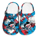 miami marlins cloud splash clogs best selling