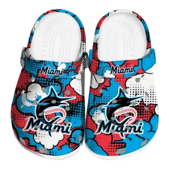 miami marlins cloud splash clogs best selling