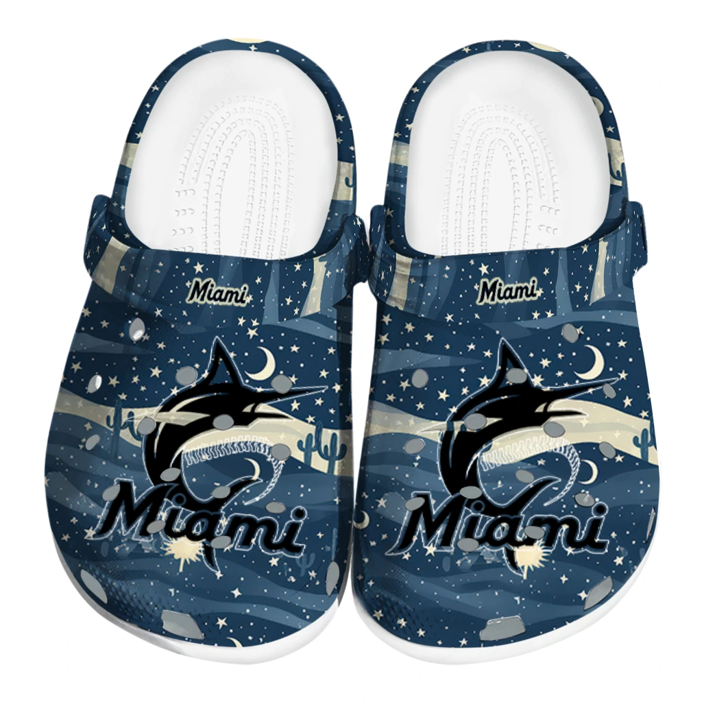 miami marlins night cactus clogs best selling miami marlins night cactus clogs best selling