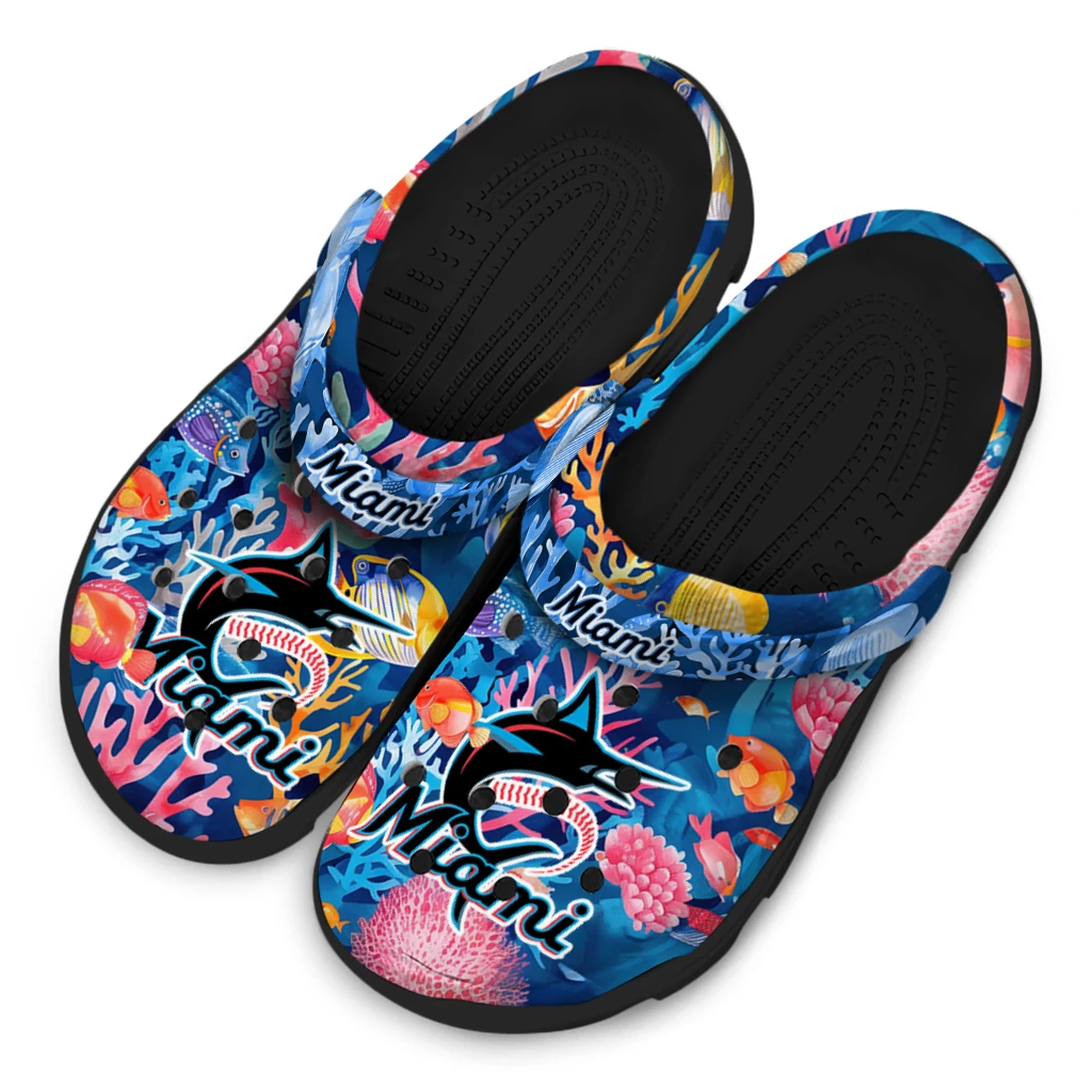 miami marlins ocean wonders clogs latest model miami marlins ocean wonders clogs latest model