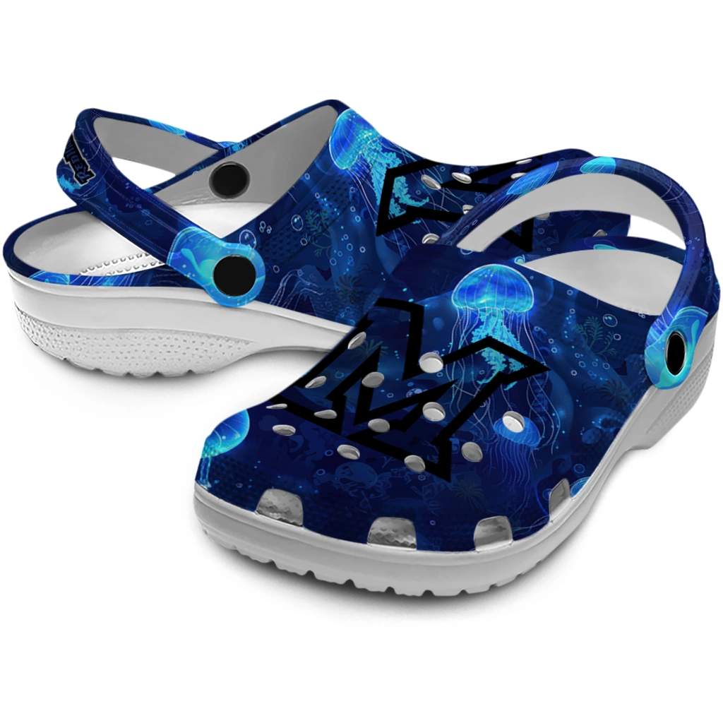 miami redhawks jellyfish ocean clogs high quality miami redhawks jellyfish ocean clogs high quality