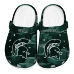 michigan state spartans canyon layers clogs best selling
