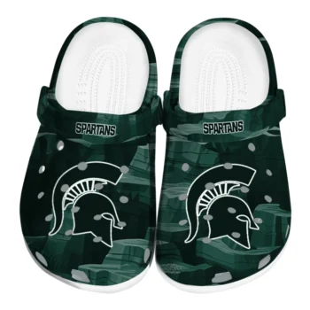 michigan state spartans canyon layers clogs best selling
