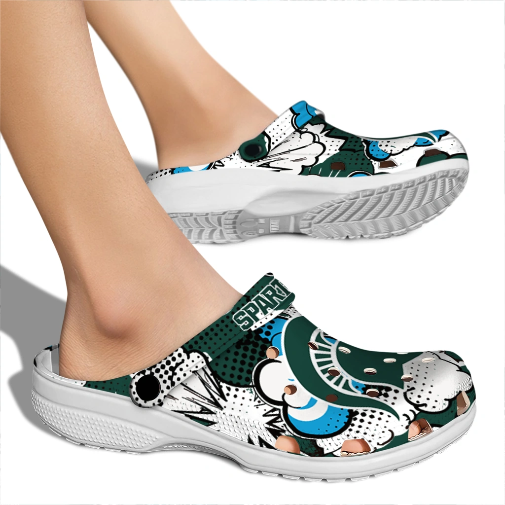 michigan state spartans cloud splash clogs fashion forward michigan state spartans cloud splash clogs fashion forward