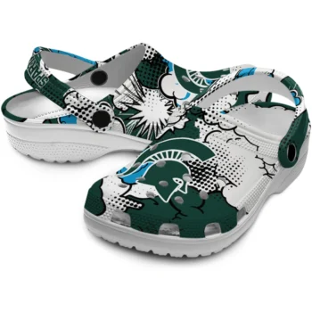 michigan state spartans cloud splash clogs high quality