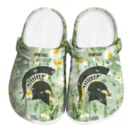 michigan state spartans daisy cluster clogs best selling