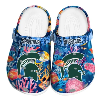 michigan state spartans ocean wonders clogs best selling