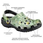 michigan wolverines daisy cluster clogs best selling