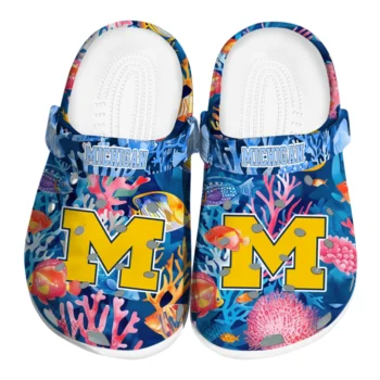 michigan wolverines ocean wonders clogs best selling