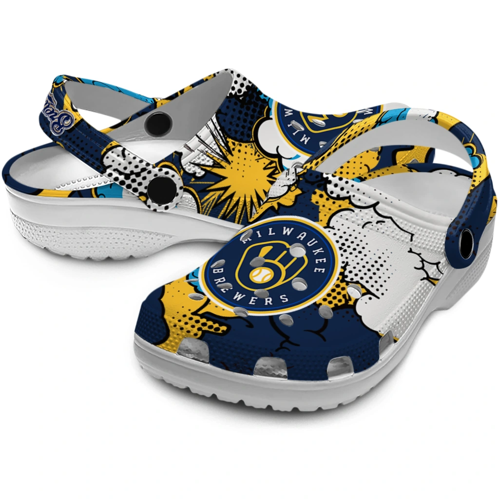 milwaukee brewers cloud splash clogs high quality milwaukee brewers cloud splash clogs high quality