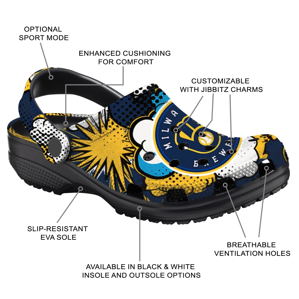 milwaukee brewers cloud splash clogs new arrival milwaukee brewers cloud splash clogs new arrival
