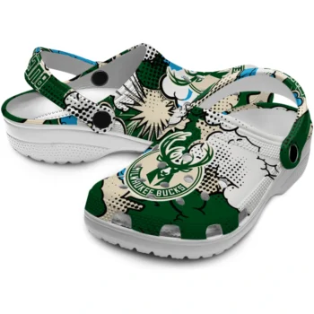 milwaukee bucks cloud splash clogs high quality