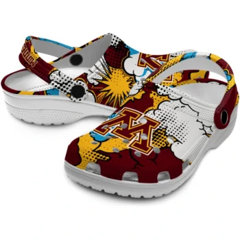 minnesota golden gophers cloud splash clogs high quality