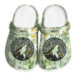 minnesota timberwolves daisy cluster clogs best selling