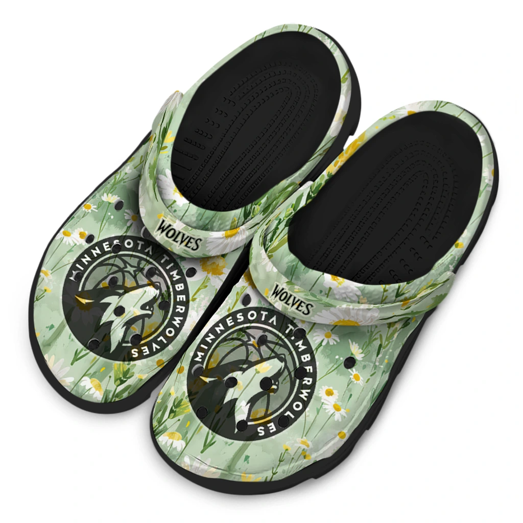 minnesota timberwolves daisy cluster clogs latest model minnesota timberwolves daisy cluster clogs latest model