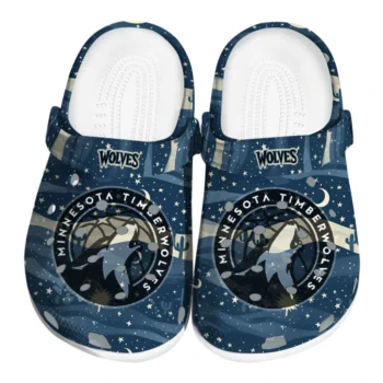 minnesota timberwolves night cactus clogs best selling