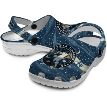 minnesota timberwolves night cactus clogs high quality