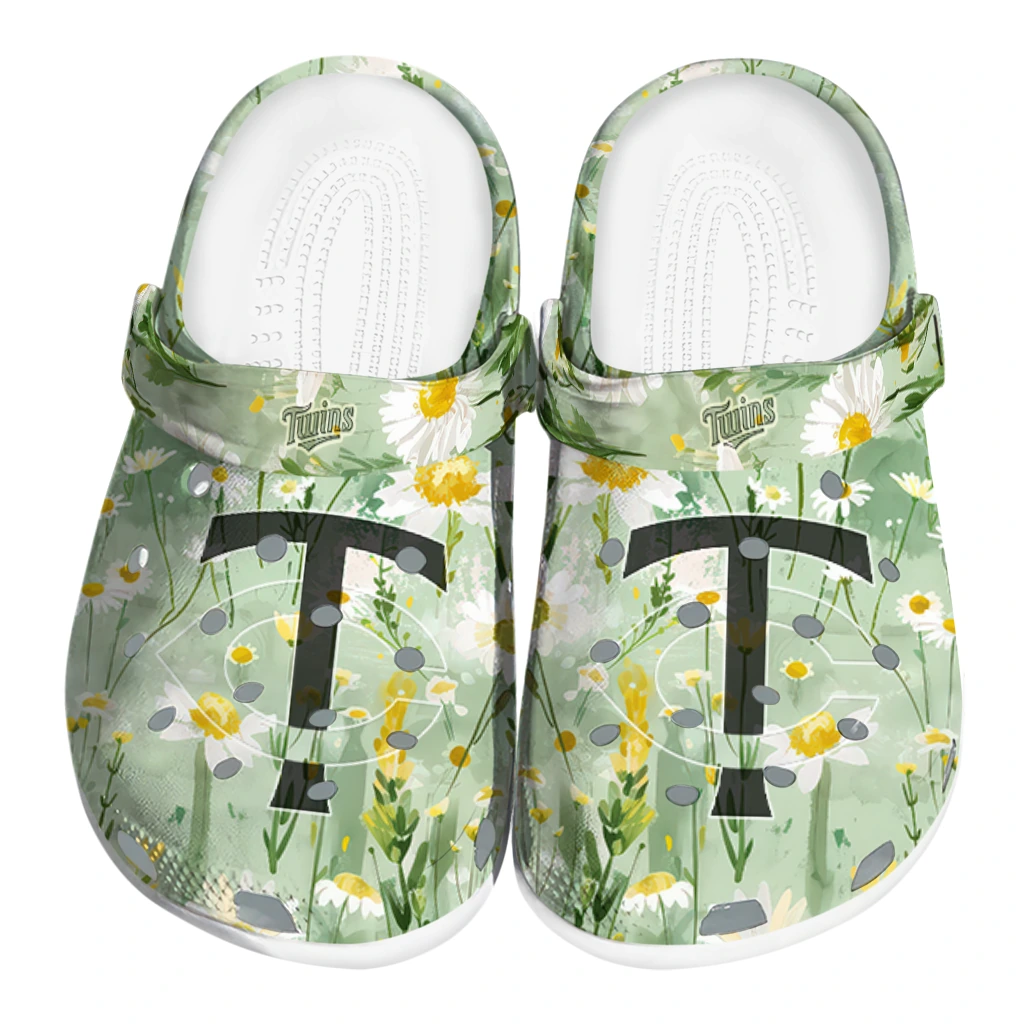minnesota twins daisy cluster clogs best selling minnesota twins daisy cluster clogs best selling