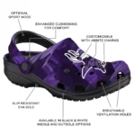 minnesota vikings canyon layers clogs best selling