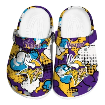 minnesota vikings cloud splash clogs best selling