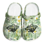 minnesota wild daisy cluster clogs best selling