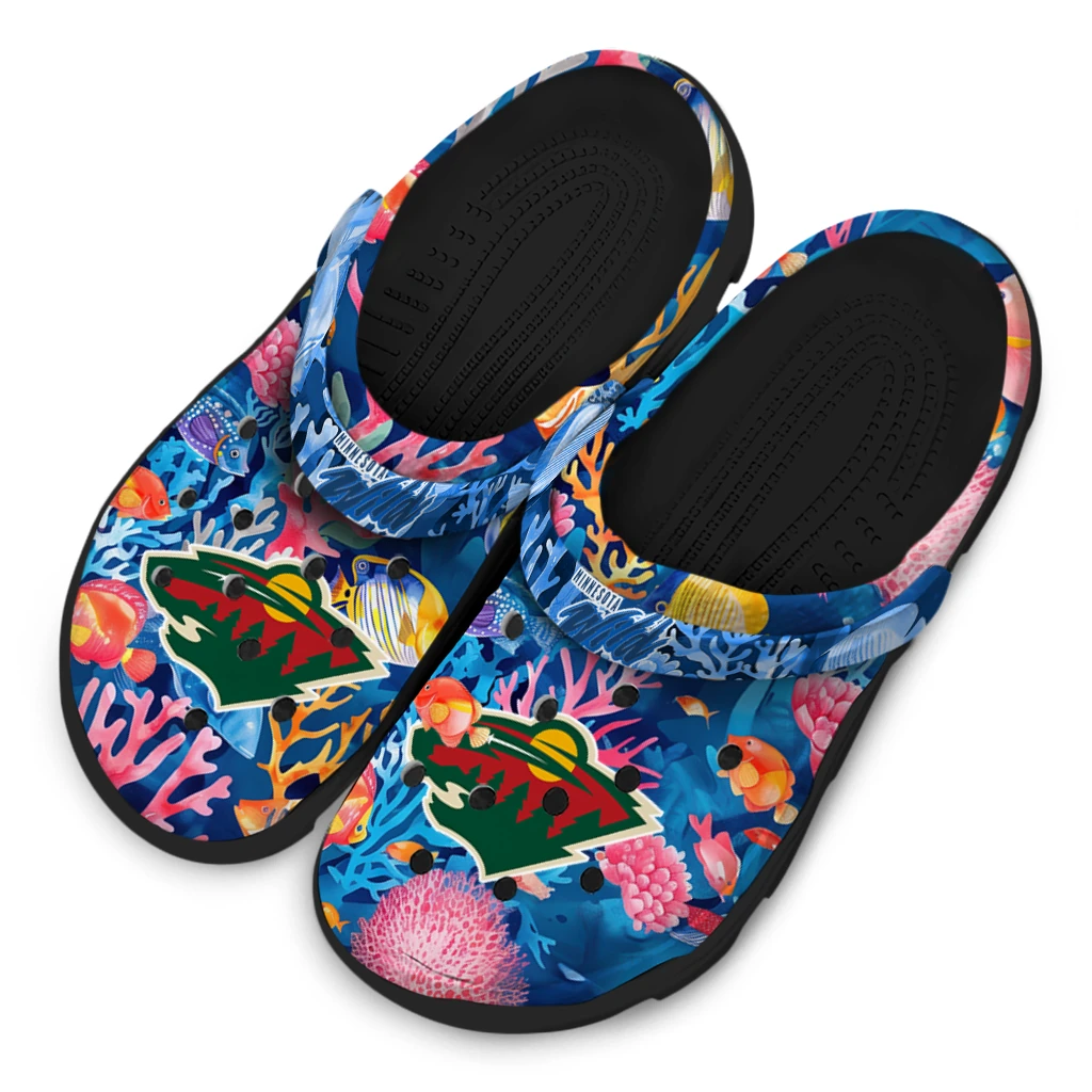 minnesota wild ocean wonders clogs latest model minnesota wild ocean wonders clogs latest model