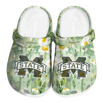 mississippi state bulldogs daisy cluster clogs best selling