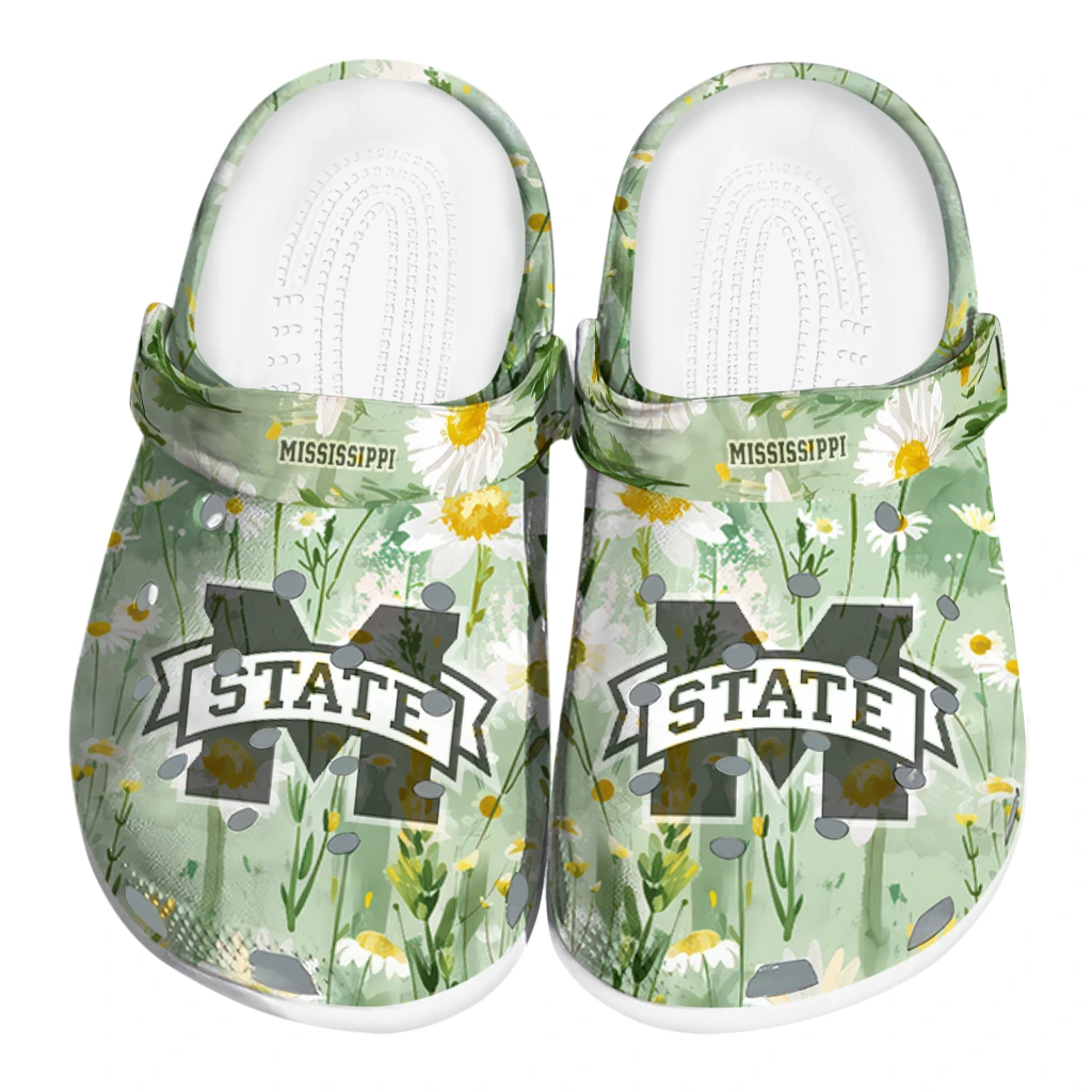 mississippi state bulldogs daisy cluster clogs best selling mississippi state bulldogs daisy cluster clogs best selling