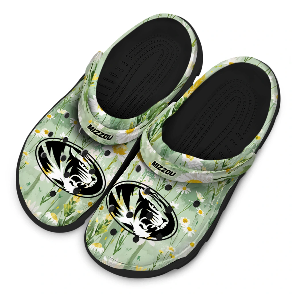 missouri tigers daisy cluster clogs latest model missouri tigers daisy cluster clogs latest model