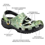 missouri tigers daisy cluster clogs best selling