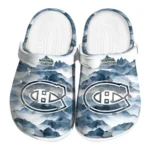 montreal canadiens mountain peaks clogs best selling