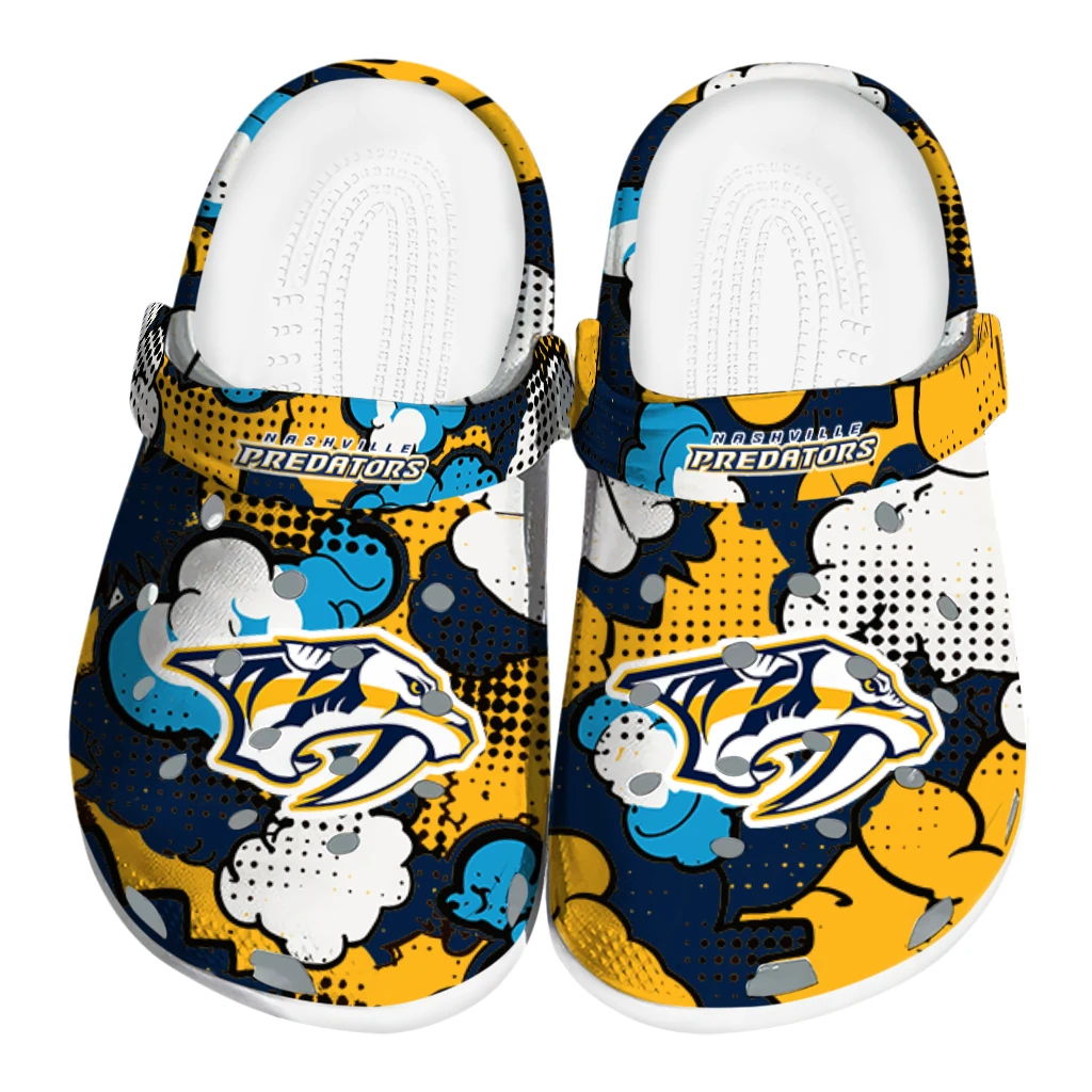 nashville predators cloud splash clogs best selling nashville predators cloud splash clogs best selling