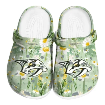 nashville predators daisy cluster clogs best selling