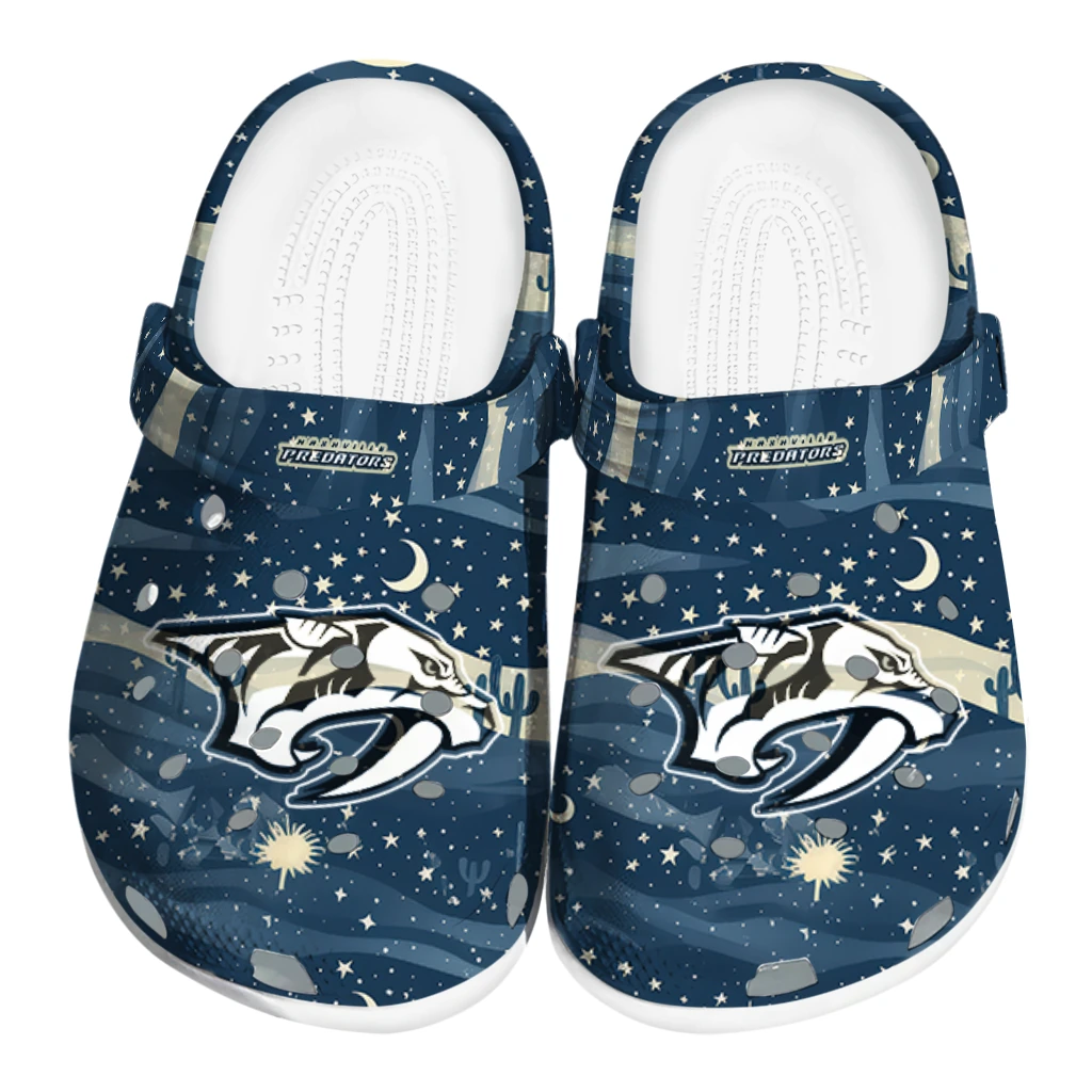 nashville predators night cactus clogs best selling nashville predators night cactus clogs best selling