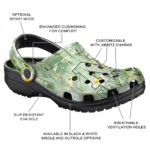 navy midshipmen daisy cluster clogs best selling