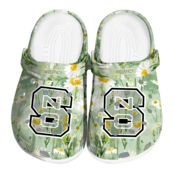 nc state wolfpack daisy cluster clogs best selling